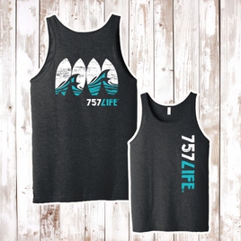 757LIFE Surfboards Adult Tank Top