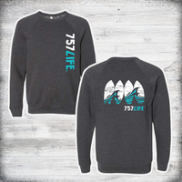 757LIFE: Surfboards Crewneck Sweatshirt