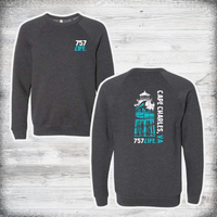 Cape Charles: Lighthouse Crewneck Sweatshirt