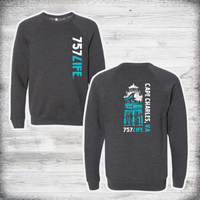 Cape Charles: Lighthouse Crewneck Sweatshirt