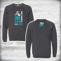 Cape Charles: Lighthouse Crewneck Sweatshirt