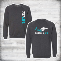 Norfolk: Mermaid Crewneck Sweatshirt