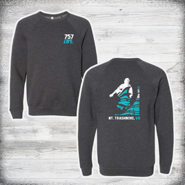 Mount Trashmore: Skater Crewneck Sweatshirt