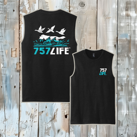 757LIFE Waterfowl Dog Adult Muscle Tank