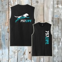 757LIFE Jumping Dog Adult Muscle Tank