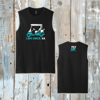 Cape Chuck Golf Cart Adult Muscle Tank