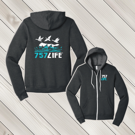 757LIFE: Waterfowl Dog Youth Full Zip Hooded Sweatshirt