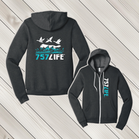 757LIFE: Waterfowl Dog Adult Full Zip Hooded Sweatshirt