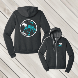 Pungo: Horse Adult Full Zip Hooded Sweatshirt