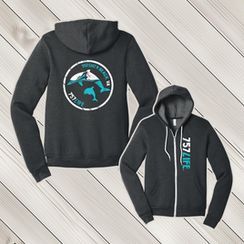 VB: Dolphins Youth Full Zip Hooded Sweatshirt