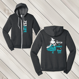 The Witch of Pungo Adult Full Zip Hooded Sweatshirt