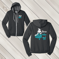 The Witch of Pungo Youth Full Zip Hooded Sweatshirt