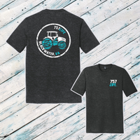 Blackwater: Tractor Adult Triblend Short Sleeve Tee