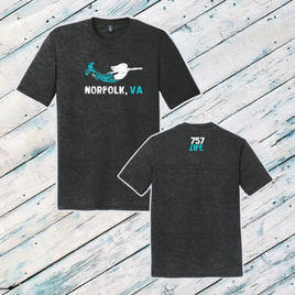 Norfolk: Mermaid Adult Triblend Short Sleeve Tee