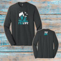 757LIFE: Hunter & Dog Youth Triblend Long Sleeve Tee