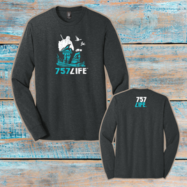 757LIFE: Hunter & Dog Youth Triblend Long Sleeve Tee