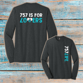 757 if for Lovers Adult CVC Long Sleeve Tee