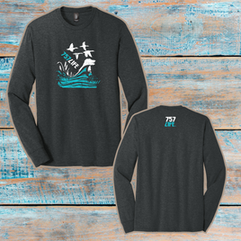 757LIFE: Hunting Dog Youth Triblend Long Sleeve Tee