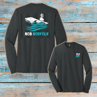 NOB Norfolk Youth Triblend Long Sleeve Tee