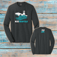 NOB Norfolk Youth Triblend Long Sleeve Tee