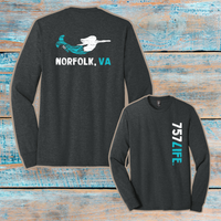 Norfolk: Mermaid Adult CVC Long Sleeve Tee