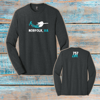 Norfolk: Mermaid Adult CVC Long Sleeve Tee