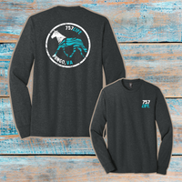 Pungo: Horse Adult CVC Long Sleeve Tee