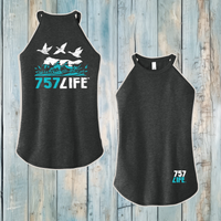 757LIFE: Waterfowl Dog Ladies' Rocker Tank