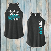 757LIFE: Waterfowl Dog Ladies' Rocker Tank