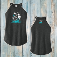 757LIFE: Hunting Dog Ladies' Rocker Tank