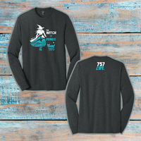 The Witch of Pungo Youth Triblend Long Sleeve Tee