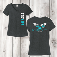 LHS Bands Ladies' V-Neck Tee