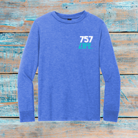 757 is for Lovers Youth Triblend Long Sleeve Tee