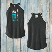 Cape Charles: Lighthouse Ladies' Rocker Tank