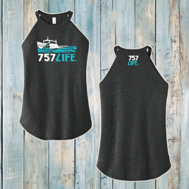 Cape Charles: Watermen Ladies' Rocker Tank