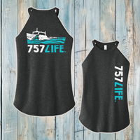 Cape Charles: Watermen Ladies' Rocker Tank