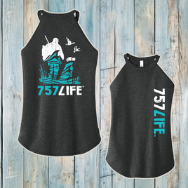 757LIFE: Hunter Ladies' Rocker Tank