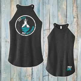 USS Wisconsin Ladies' Rocker Tank